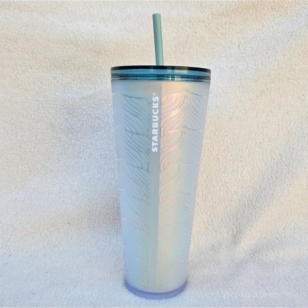 Starbucks 50th Anniversary Frosted Siren Tail Tumbler 24oz